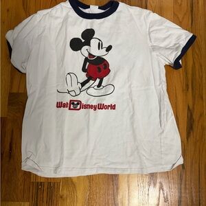Men’s Disney Mickey Mouse White and Black T-Shirt
